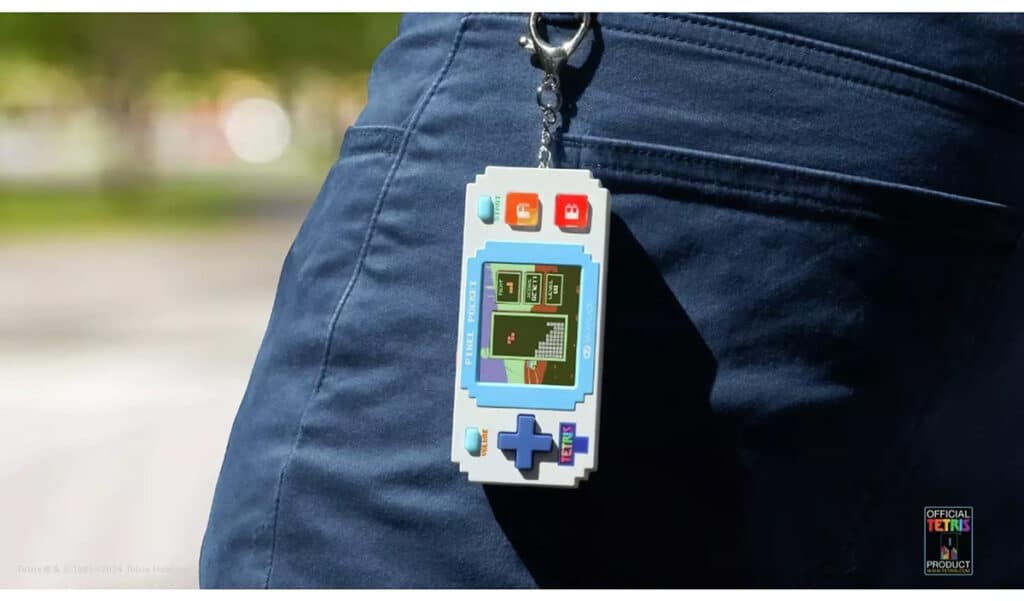 My Arcade Pixel Pocket Tetris Mini Keychain