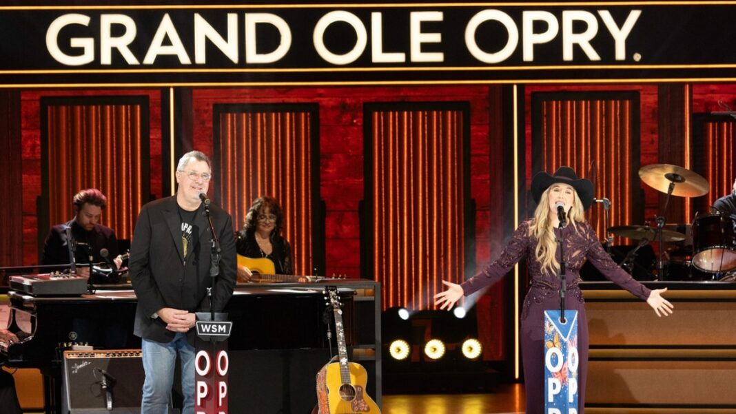 Vince Gill Lainey Wilson The Opry