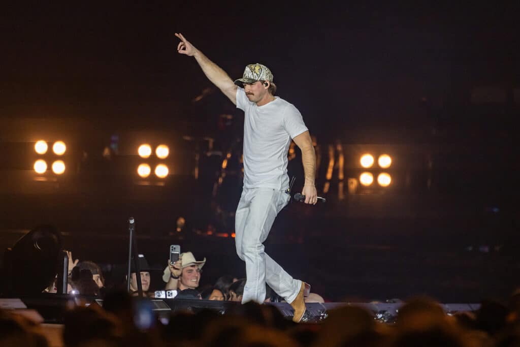 Morgan Wallen live at U.S. Bank Stadium in Minneapolis, Minn. on night one of his Still The Problem Tour, April 10